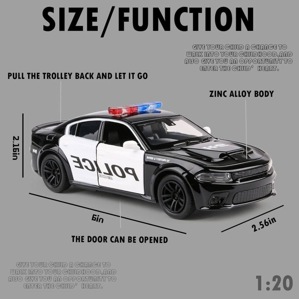 1/36 Scale SRT Hellcat Car Model Diecast Toy